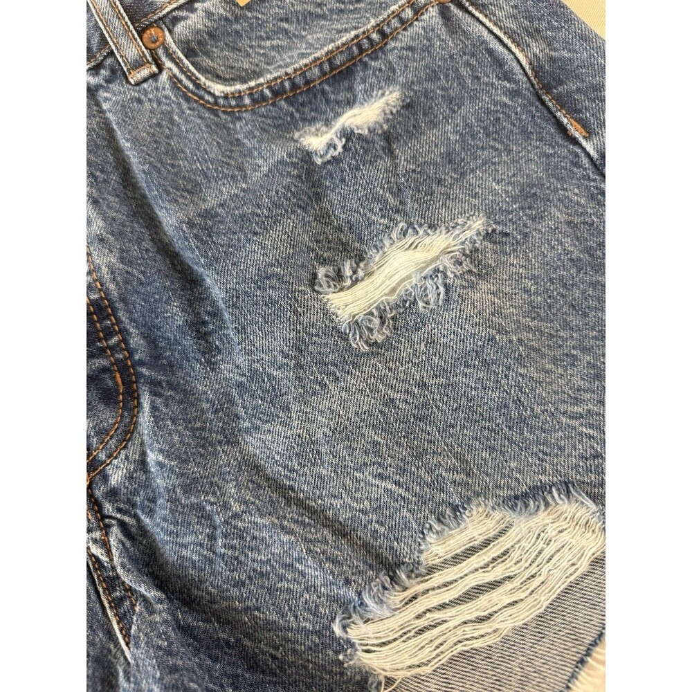 Aeropostale Aero Boyfriend Denim Short 2.5" Inseam NWT SZ 8 Button Fly Raw Hem - Picture 8 of 11